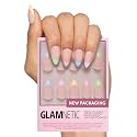 Glamnetic Press On Nails, Short Almond Glossy, Fake Nails 30pc Nail Kit