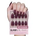 Glamnetic Press On Nails, Short Almond Matte, Fake Nails 30pc Nail Kit