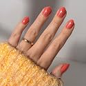 Glamnetic Press On Nails, Short Oval Glazed, Fake Nails 30pc Nail Kit