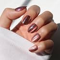 Glamnetic Press On Nails, Short Oval Magnetic, Fake Nails 30pc Nail Kit