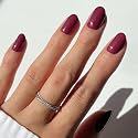 Glamnetic Press On Nails, Short Round Glossy, Fake Nails 30pc Nail Kit