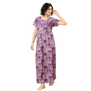 GLAMORAS Bizzy Lizzy Cotton Nighty Gown with