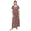 GLAMORAS Bizzy Lizzy Cotton Nighty Gown with