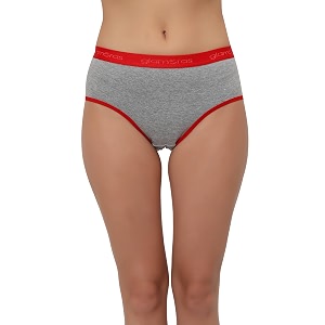 GLAMORAS Women Cotton High Waist Full Coverage