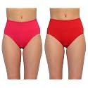 GLAMORAS Women Cotton High Waist Full Coverage