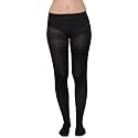 GLAMORAS Women Nylon Spandex High Waist Tights patterned Pantyhose Stockings, Free Size, Black
