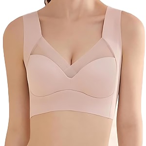 GLAMORAS Women Nylon Spandex Seamless Mesh Lace