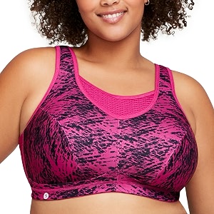 glamorise women39s plus size camisole sport bra