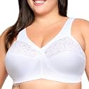 Glamorise Womens MagicLift Cotton Support Bra Wirefree #1001