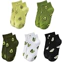 Glamorstar Women Socks Cotton No Show Low Cut Socks Ankle Sock 5 Pack