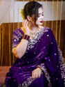 Glamour Hub Embroidered Bollywood Jimmy Jimmy Pure