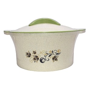 insulated inner stainless steel casserole bpa free  food grade  easy to carry  easy to store  ideal for chapatti  roti  curd maker multicolor plastic 3000 ml