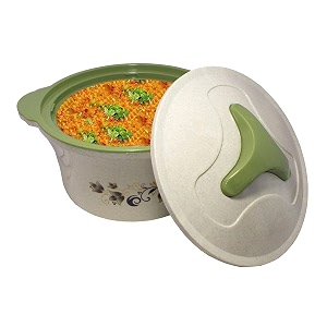 insulated inner stainless steel casserole bpa free  food grade  easy to carry  easy to store  ideal for chapatti  roti  curd maker plastic pack of 3