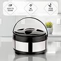 Insulated Inner Stainless Steel Casserole, BPA Free | Food Grade | Easy to Carry | Easy to Store | Ideal for Chapatti | Roti | Curd Maker (Thermosteel, Pack of 3)