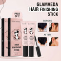 GLAMVEDA Hair Finishing Stick - Frizz Control Pack of 2 Hair Styler (40 ml)