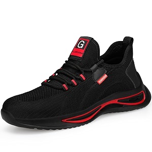 GLANOUDUN Steel Toe Shoes for Men Lightweight
