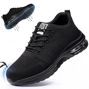 GLANOUDUN Steel Toe Shoes for Men Lightweight