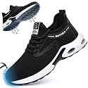GLANOUDUN Steel Toe Shoes for Men Lightweight