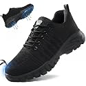 GLANOUDUN Steel Toe Shoes for Men Lightweight