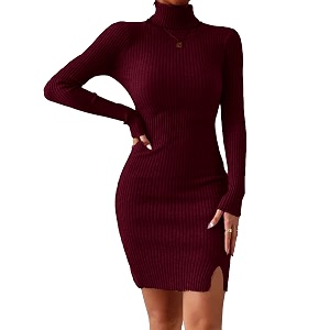 GLARE BLAIR Solid Turtle Neck Regular