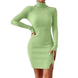 GLARE BLAIR Solid Turtle Neck Regular
