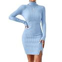 GLARE amp BLAIR Solid Turtle Neck Regular