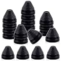Glarks 15Pcs 40mm Rubber Grommets Kit, Tower Shaped Drill Hole Grommets Wire Protection Firewall Hole Plug Grommets for Wire, Cable, Plug, Plumbing (40mm)
