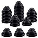 Glarks 30Pcs 25mm Rubber Grommets Kit, Tower Shaped Drill Hole Grommets Wire Protection Firewall Hole Plug Grommets for Wire, Cable, Plug, Plumbing (25mm)