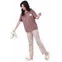 GLASGO Women’s Cotton Pajama Set with Top &amp; Pants|| Korean Night Suit|| Lightweight Printed Set || Soft &amp; Comfy Sleepwear for Girls &amp; Women || LNS-3-$
