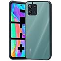 Glasgow Back Case Cover for Infinix Hot 11 Shockproof Back Case Cover (Camera Protection) - Black