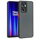 Glasgow Back Case Cover for OnePlus Nord CE 2 5G Shockproof Back Case Cover (Camera Protection) - Black