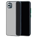 Glasgow Back Case Cover for Oppo A16E Shockproof Back Case Cover (Camera Protection) - Black