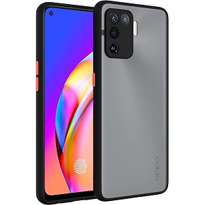 glasgow back case cover for realme 9 se speed edition 5g shockproof back case cover camera protection - black
