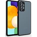 Glasgow Back Case Cover for Samsung Galaxy A53 5G Shockproof Back Case Cover (Camera Protection) - Black
