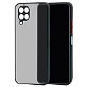Glasgow Back Case Cover for Samsung Galaxy M53 5G Shockproof Back Case Cover (Camera Protection) - Black