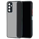 Glasgow Back Case Cover for Samsung Galaxy M23 5G / F23 5G Shockproof Back Case Cover (Camera Protection) - Black