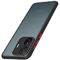 Glasgow Back Case Cover for Vivo T1 Pro 5G / IQOO Z6 Pro 5G Shockproof Back Case Cover (Camera Protection) - Black