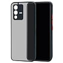 Glasgow Back Case Cover for Vivo V23 5G Shockproof Back Case Cover (Camera Protection) - Black