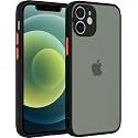 Glasgow Case Cover for Apple iPhone 12 Mini Shockproof Back Case Cover (Camera Protection) - Black