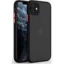 Glasgow Case Cover Compatible for Apple iPhone 11 Shockproof Back Case Cover (Camera Protection) - Black