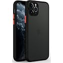 Glasgow Case Cover Compatible for Apple iPhone 12 Pro Shockproof Back Case Cover (Camera Protection) - Black