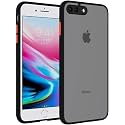 Glasgow Case Cover Compatible for Apple iPhone 7 Plus Shockproof Back Case Cover (Camera Protection) - Black