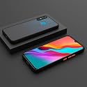 Glasgow Case Cover for Infinix Hot 8 Shockproof Back Case Cover (Camera Protection) - Black