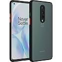 Glasgow Case Cover for OnePlus 8 Shockproof Back Case Cover (Camera Protection) - Black
