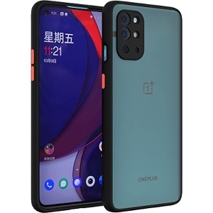glasgow case cover for oneplus 8t shockproof back case cover camera protection - black