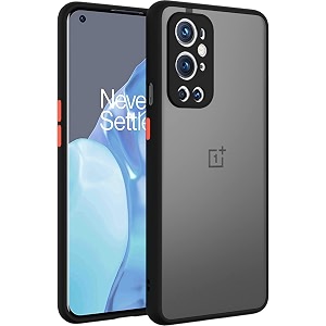 glasgow case cover for oneplus 9r shockproof back case cover camera protection - black