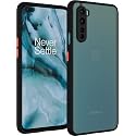 Glasgow Case Cover for OnePlus Nord Shockproof Back Case Cover (Camera Protection) - Black