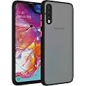 Glasgow Case Cover for Samsung Galaxy A30S Shockproof Back Case Cover (Camera Protection) - Black