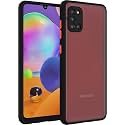 Glasgow Case Cover for Samsung Galaxy A31 Shockproof Back Case Cover (Camera Protection) - Black