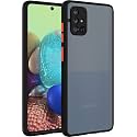 Glasgow Case Cover for Samsung Galaxy A71 Shockproof Back Case Cover (Camera Protection) - Black